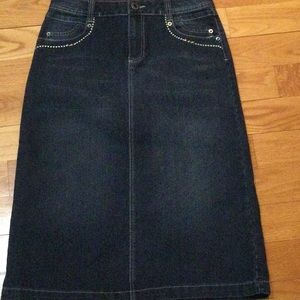 Cato size 8 denim skirt